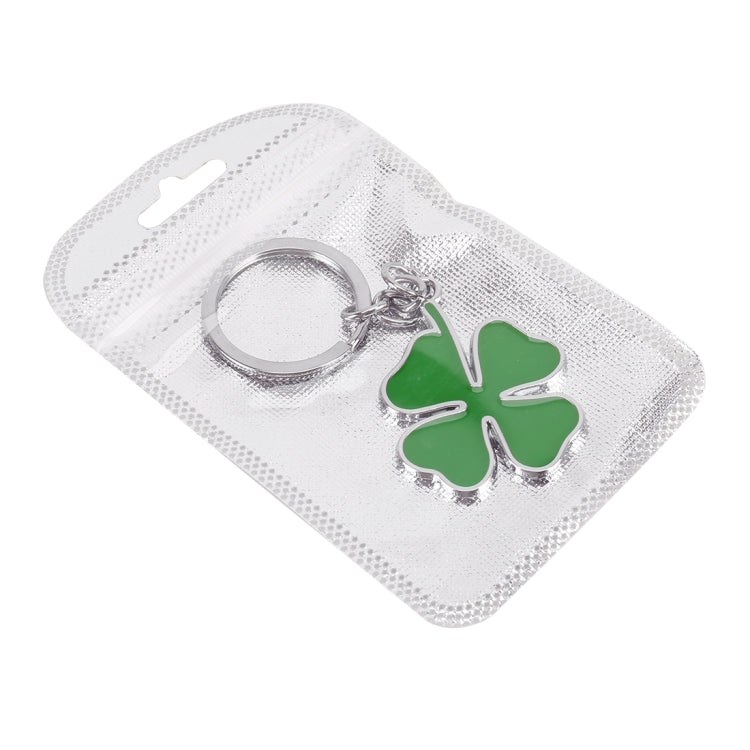 Car Four-leaf Clover Shape Key Ring Metal Keychain