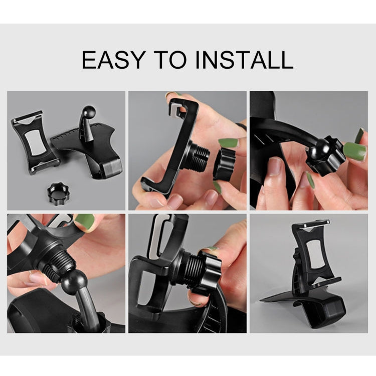 Car Dashboard Mobile Phone Holder Bracket with Number Plate