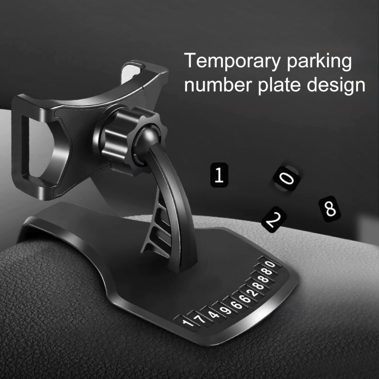 Car Dashboard Mobile Phone Holder Bracket with Number Plate