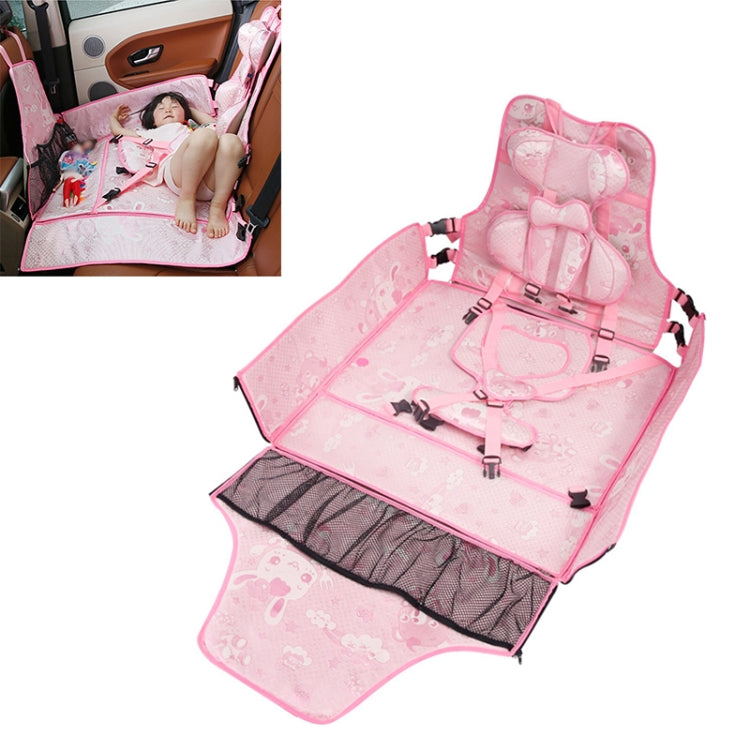 Car Ice Silk Fabric Portable Children Seat Kids Sleeping Pad