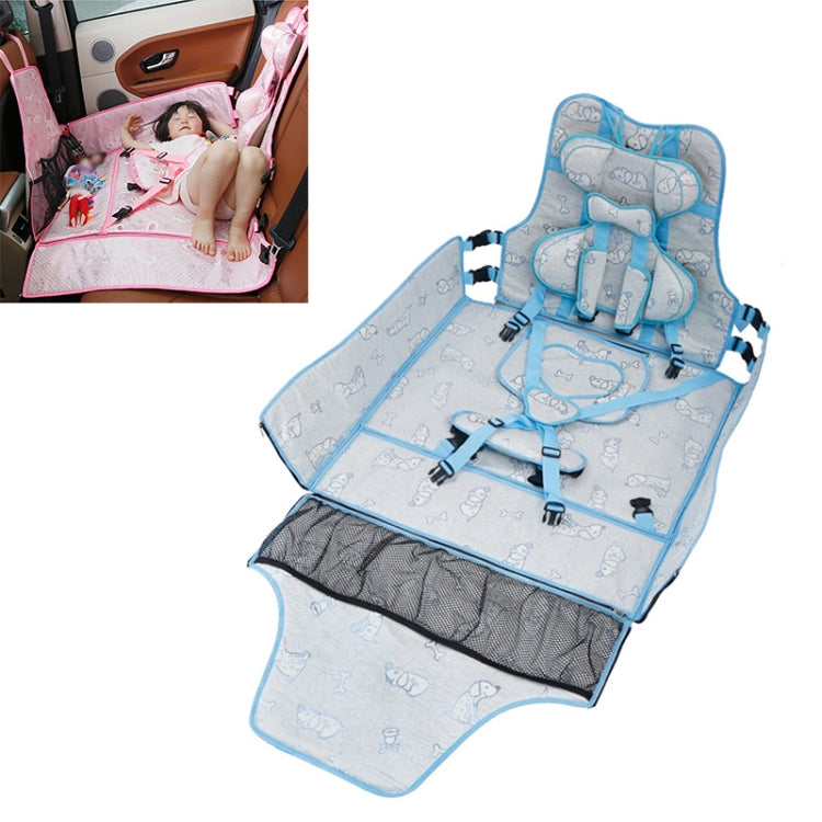 Car Ice Silk Fabric Portable Children Seat Kids Sleeping Pad