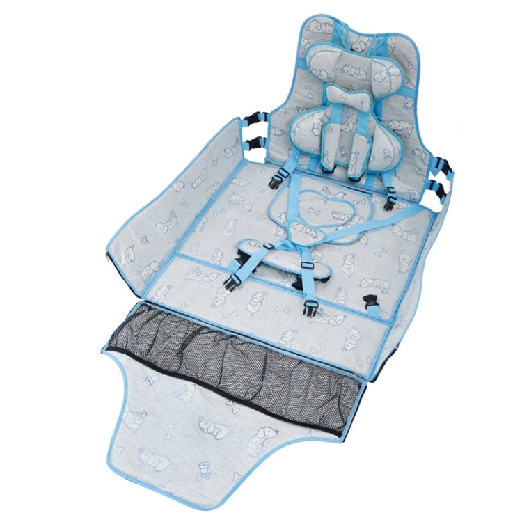 Car Ice Silk Fabric Portable Children Seat Kids Sleeping Pad