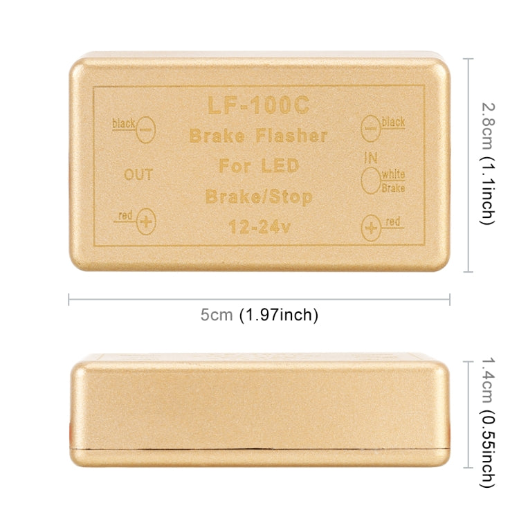 2 PCS LF-100C Car Brake Light Strobe