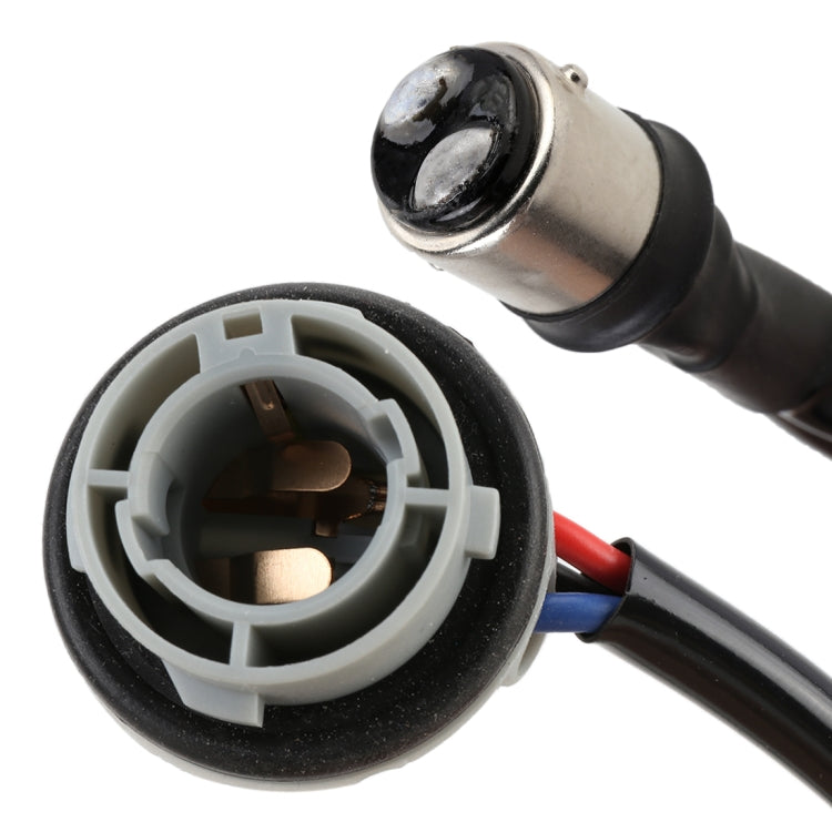 2 PCS 1157 / BAY15D DC12V 50W 6 Ohms Turn Signal / Reversing Light / Brake Light Split Dual Resistance Decoder