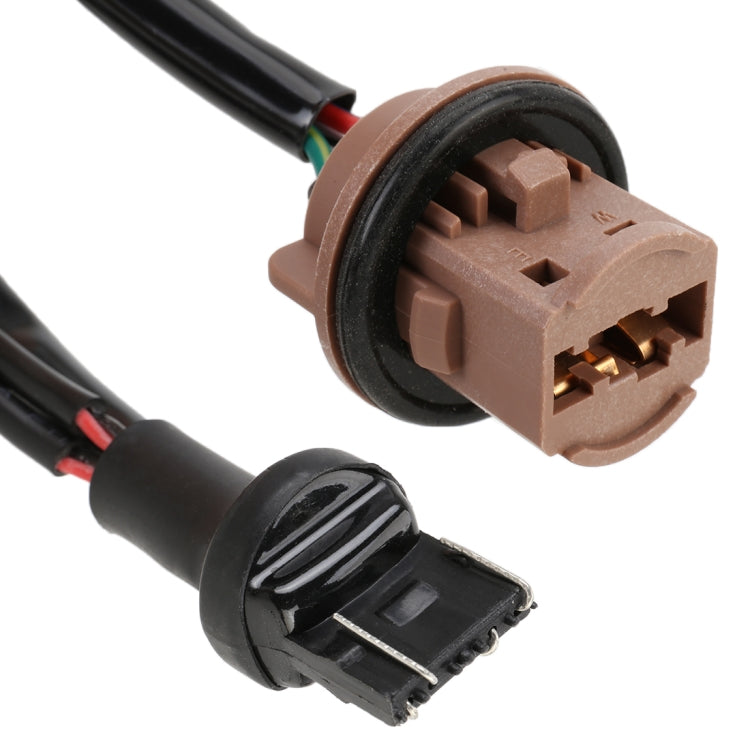 2 PCS 7443 DC12V 50W 6 Ohms Turn Signal / Reversing Light / Brake Light Split Dual Resistance Decoder