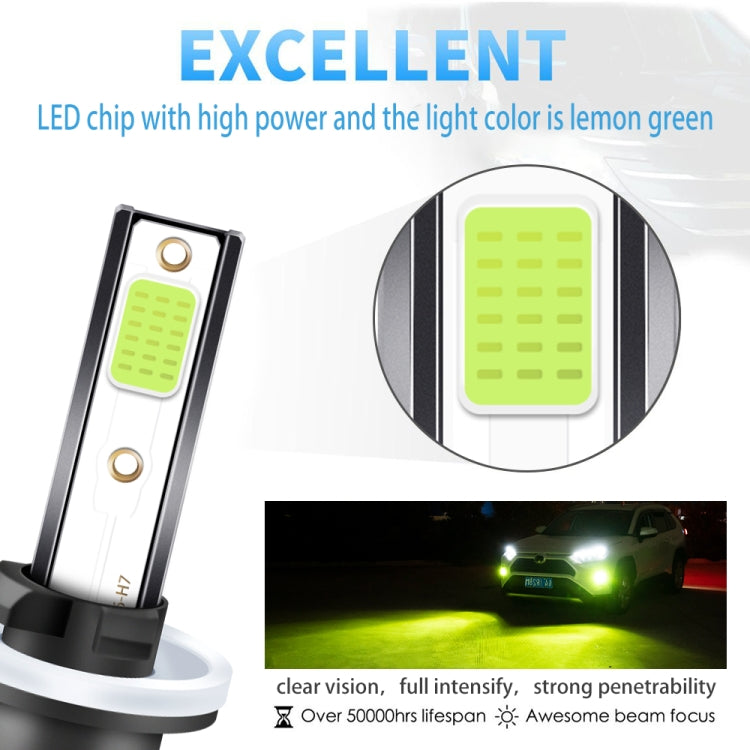 2 PCS EV19 880 / 881 DC9-30V 8W 3000LM IP68 Car Fog Lights (Lime Light)