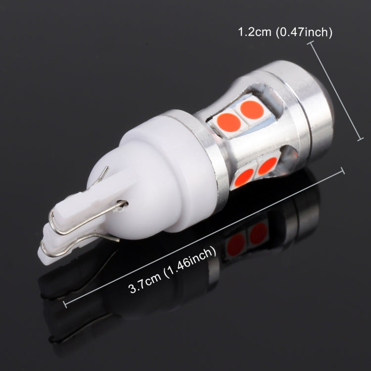 2 PCS T10 DC 12V 1.7W 150LM Car Clearance Lamp Marker Light with 10LEDs SMD-7020