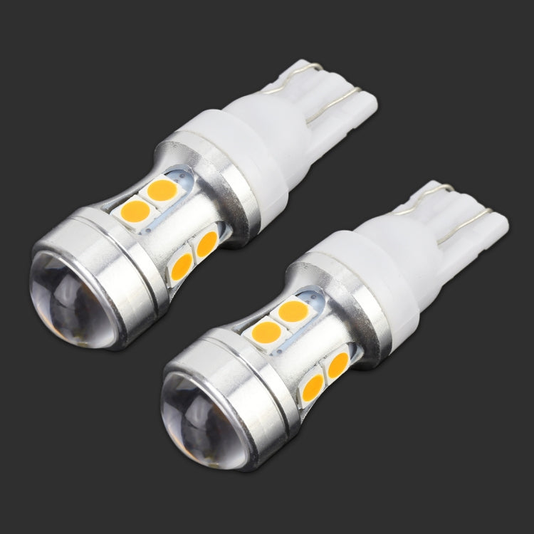 2 PCS T10 DC 12V 1.7W 150LM Car Clearance Lamp Marker Light with 10LEDs SMD-7020