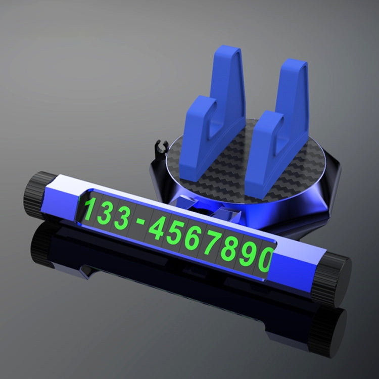 Multi-function Car Instrument Panel Mobile Phone Holder Temporary Parking Card