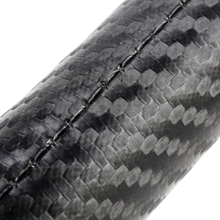 Car Carbon Fiber Leather Keychain