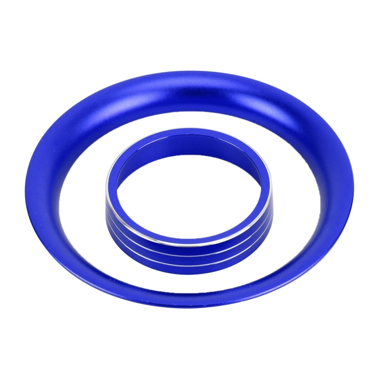 8 PCS Car Aluminum Alloy Air Conditioner Knob Case and Base for Honda XR-V