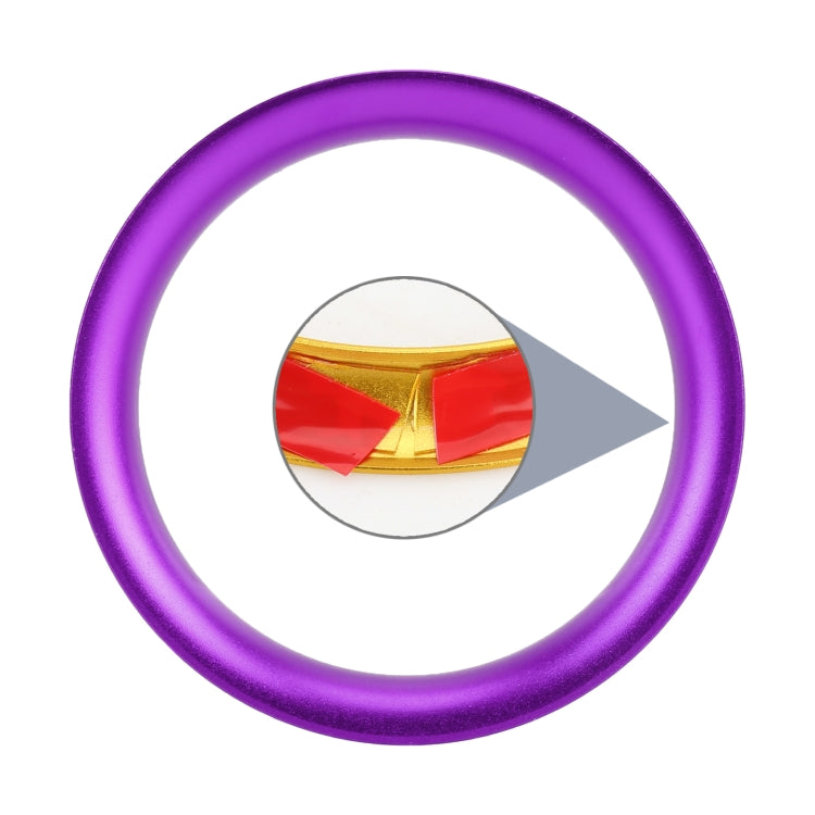 8 PCS Car Aluminum Alloy Air Conditioner Knob Case and Base for Honda XR-V