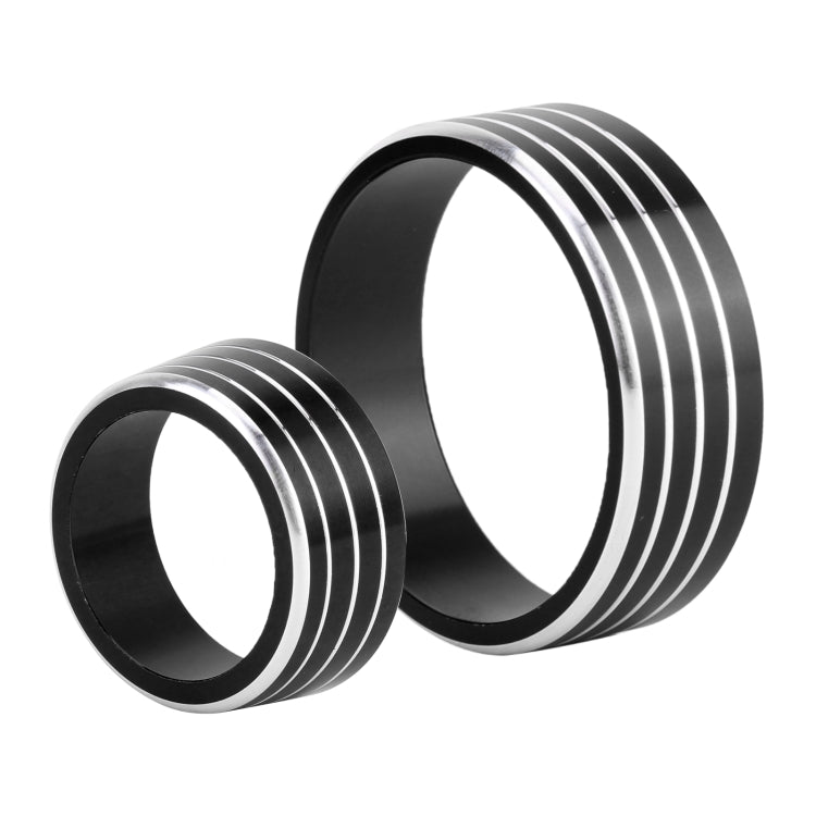 3 PCS Car Aluminum Alloy Air Conditioner Knob Case for Honda VEZEL / XR-V / Fit / GIENIA / City