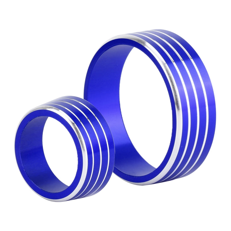 3 PCS Car Aluminum Alloy Air Conditioner Knob Case for Honda VEZEL / XR-V / Fit / GIENIA / City