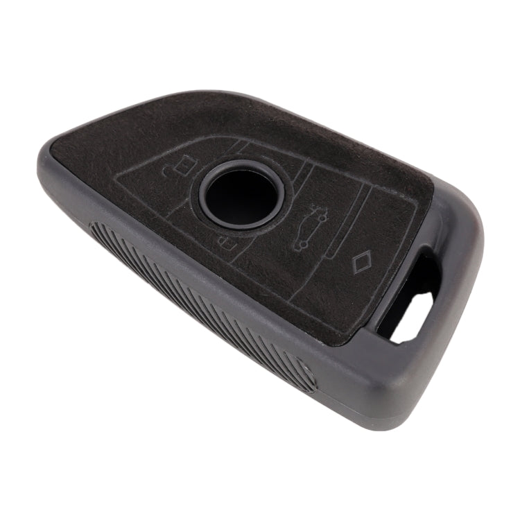 Car Flocking Plastic Knife-shaped Key Protective Cover Three Buttons for BMW