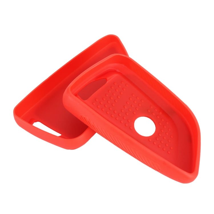 Car Flocking Plastic Knife-shaped Key Protective Cover Three Buttons for BMW