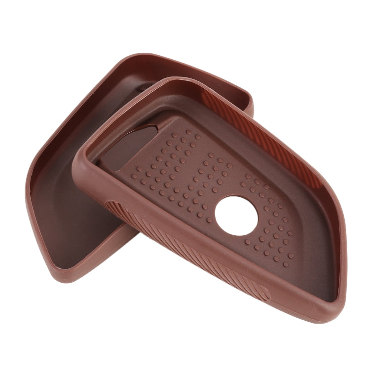 Car Flocking Plastic Knife-shaped Key Protective Cover Three Buttons for BMW