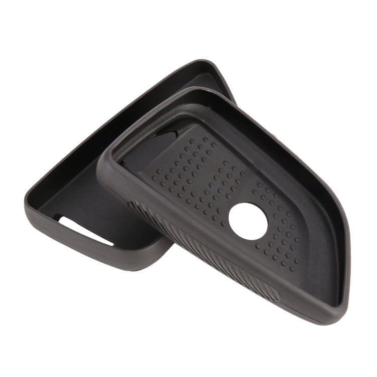 Car Flocking Plastic Knife-shaped Key Protective Cover Three Buttons Horn for BMW