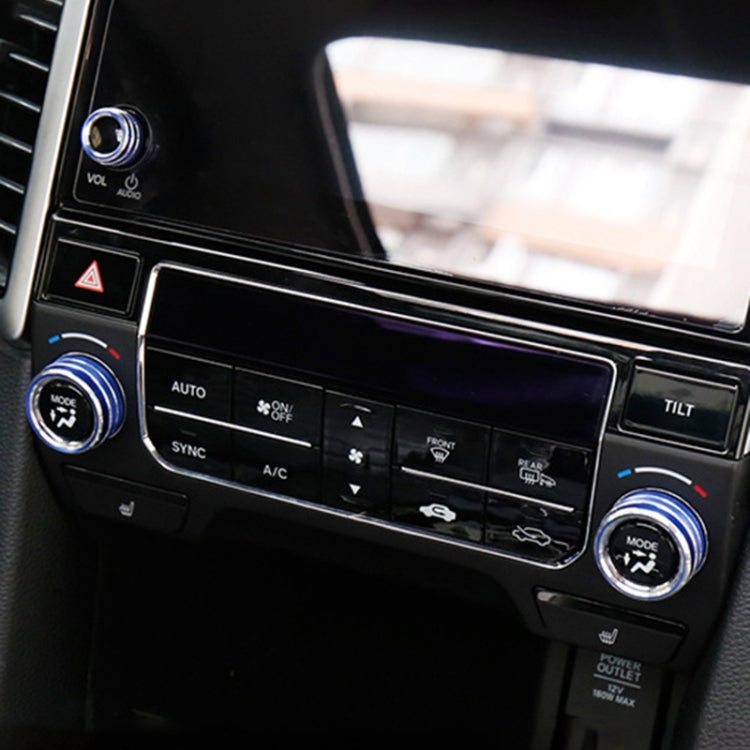 3 PCS Car Metal Air Conditioner Knob Case for Honda AVANCIER / URV