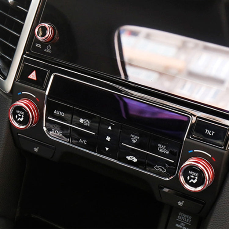 3 PCS Car Metal Air Conditioner Knob Case for Honda AVANCIER / URV