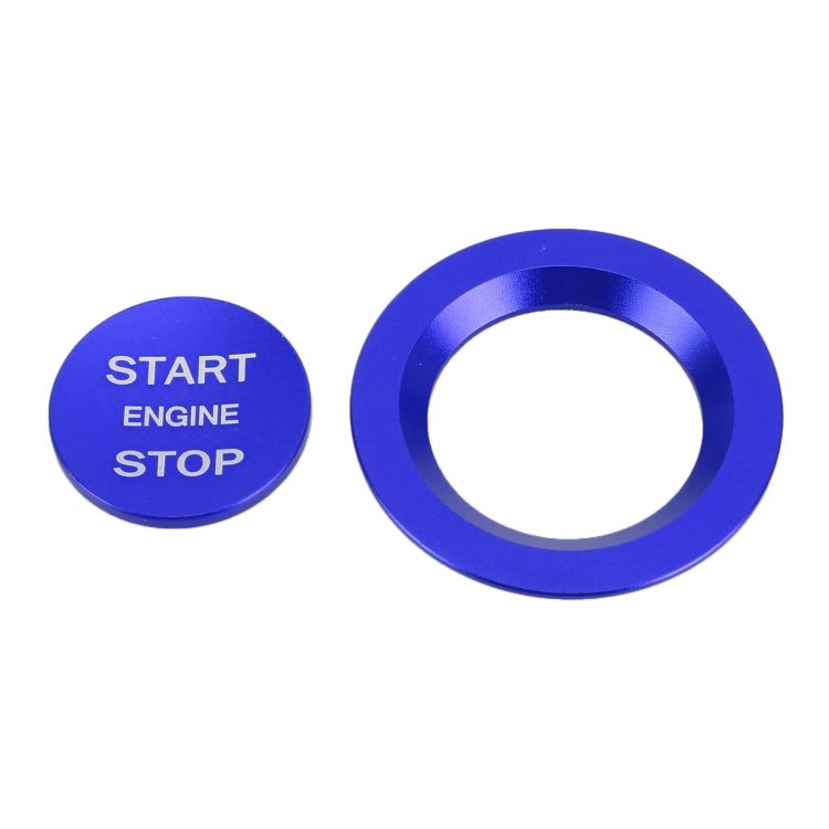 Car Engine Start Key Push Button Ring Trim Metal Sticker Decoration for Land Rover/Jaguar