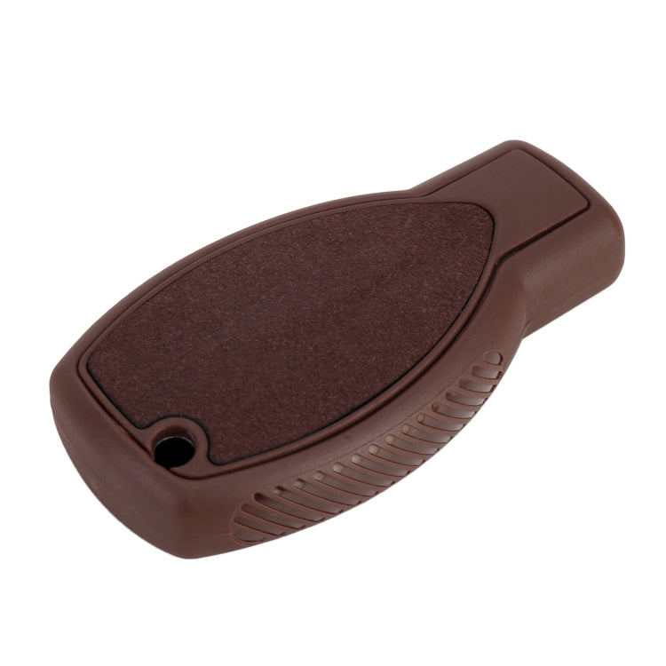 Car Flocking Plastic Key Protective Cover Two Buttons for Mercedes-Benz