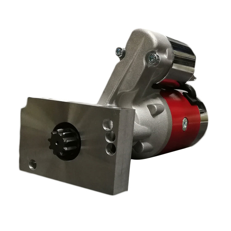 [US Warehouse] 3HP Tooth Flywheel 153 168 Mini Starter for Chevrolet SBC BBC(OE No.:18493 )(Red)