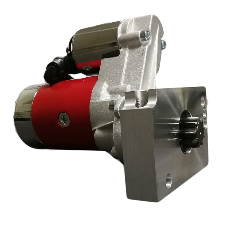 [US Warehouse] 3HP Tooth Flywheel 153 168 Mini Starter for Chevrolet SBC BBC(OE No.:18493 )(Red)