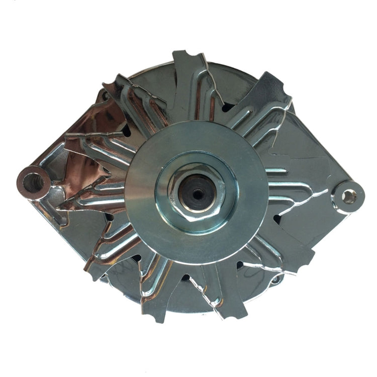 [US Warehouse] 110AMP 3 Lines Chrome Plated Alternator for Chevrolet 75-85 (OE:7127-105C/240-203-3DC)