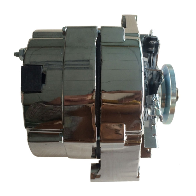 [US Warehouse] 110AMP 1 Line Chrome Plated Alternator for Chevrolet 75-85 (OE:7127-SE105C/240-204-3DC,/21-7127-SE105C)
