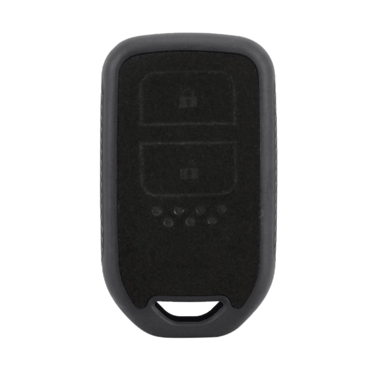 Car Flocking Plastic Knife-shaped Key Protective Cover Two Buttons for Honda