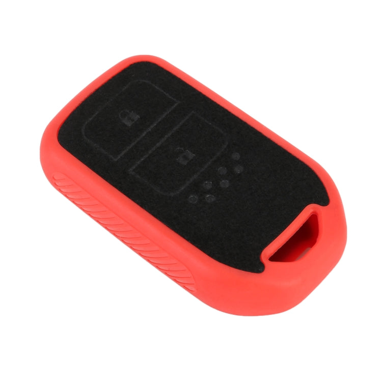 Car Flocking Plastic Knife-shaped Key Protective Cover Two Buttons for Honda