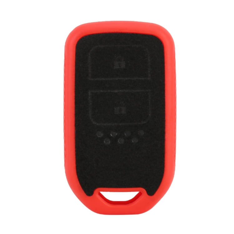 Car Flocking Plastic Knife-shaped Key Protective Cover Two Buttons for Honda