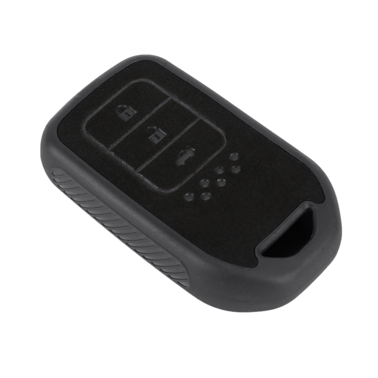 Car Flocking Plastic Knife-shaped Key Protective Cover Three Button with Tailgate Button for Honda