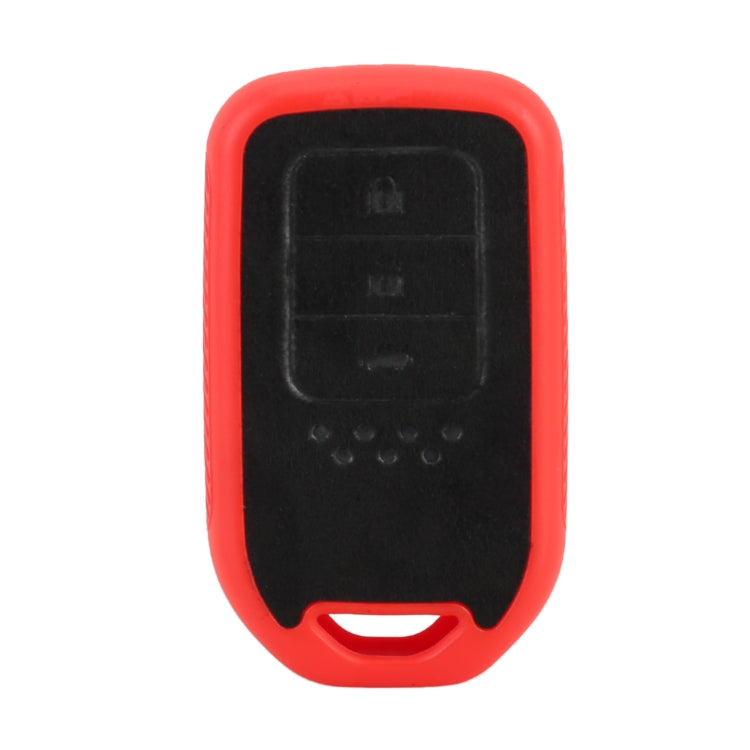 Car Flocking Plastic Knife-shaped Key Protective Cover Three Button with Tailgate Button for Honda