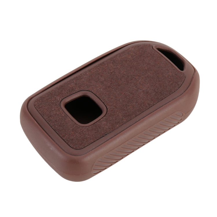 Car Flocking Plastic Knife-shaped Key Protective Cover Three Button with Tailgate Button for Honda