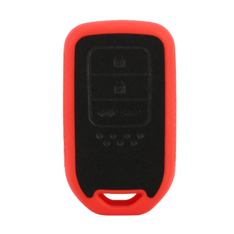 Car Flocking Plastic Knife-shaped Key Protective Cover Three Button with Tailgate Key for Honda