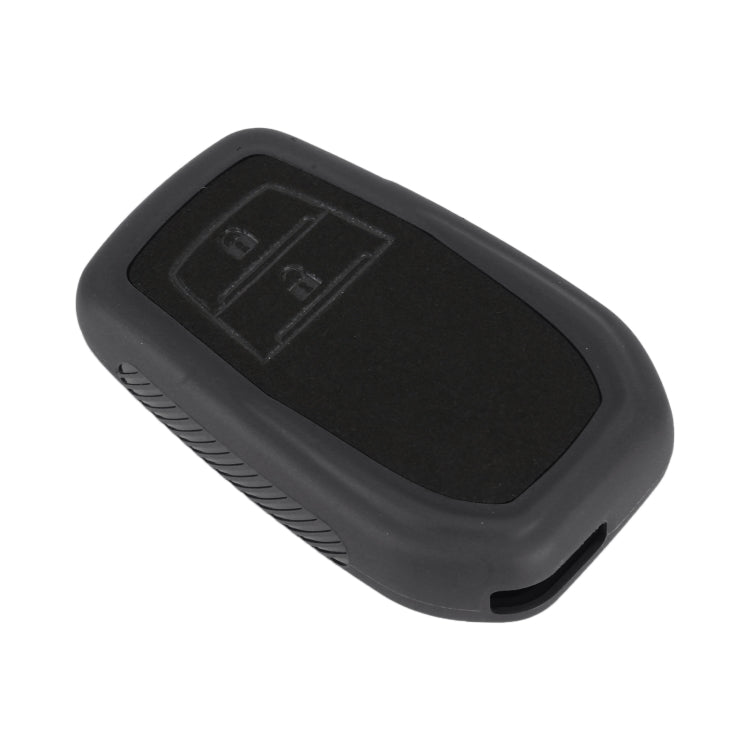Car Flocking Plastic Key Protective Cover Two Buttons for Toyota, Style 2