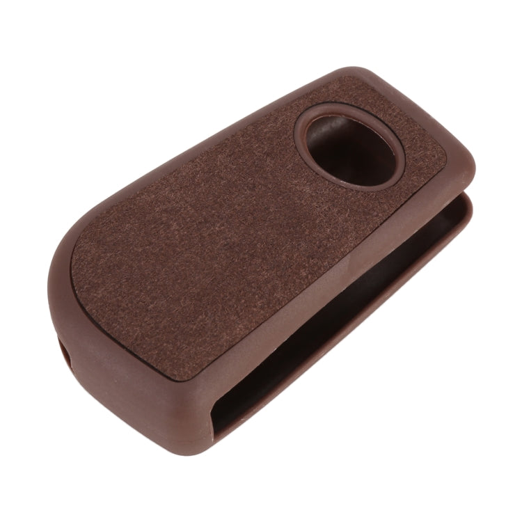 Car Flocking Plastic Key Protective Cover Two Buttons for Toyota, Style 3