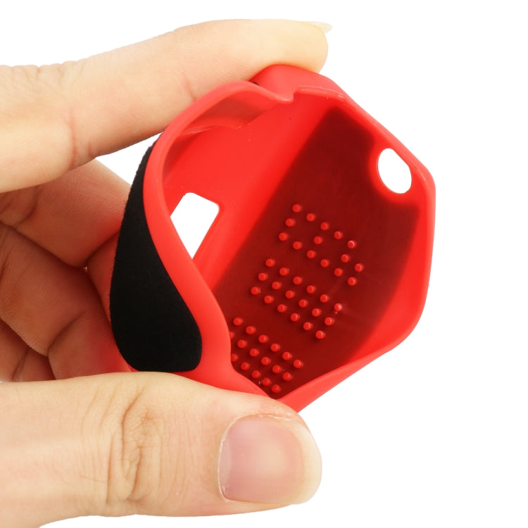 Car Flocking Plastic Key Protective Cover Three Buttons for Toyota, Style 3