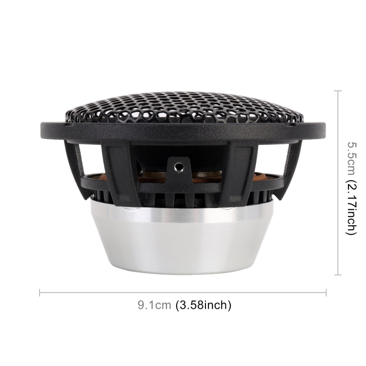 2 PCS 80W 85dB Car Dome Audio Loudspeaker Midrange Speaker