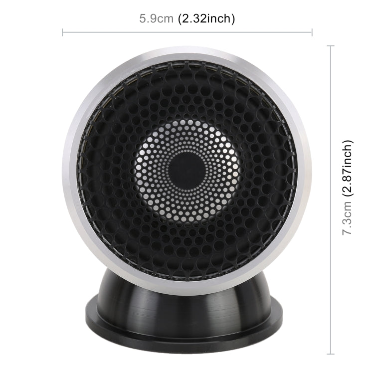 2 PCS DJ-2fa 50W 80dB Car Dome Audio Loudspeaker Midrange Speaker