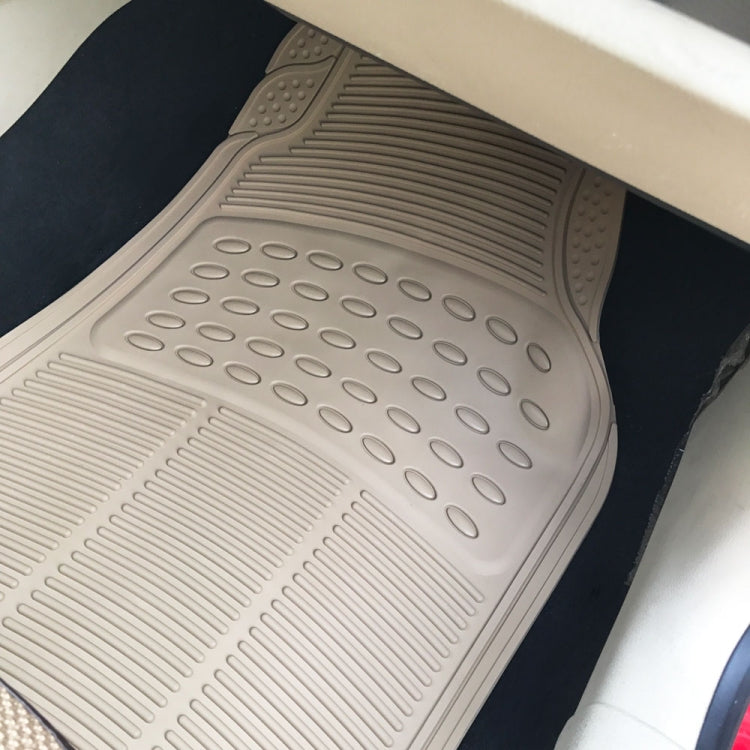 [US Warehouse] 4 PCS Replacement Anti-slip Rubber Car Floor Mats 88209(Beige)