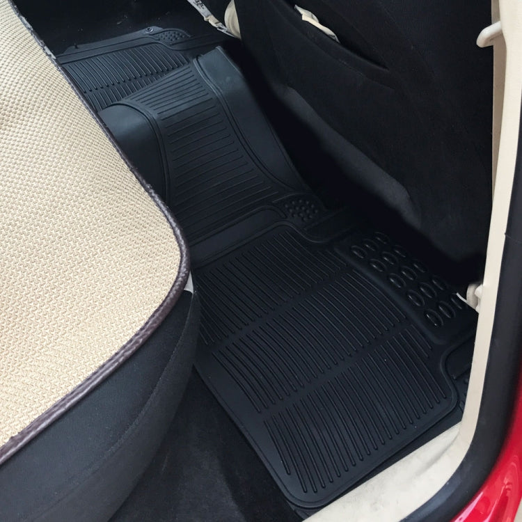 [US Warehouse] 3 PCS Replacement Anti-slip Rubber Car Floor Mats 88241(Black)
