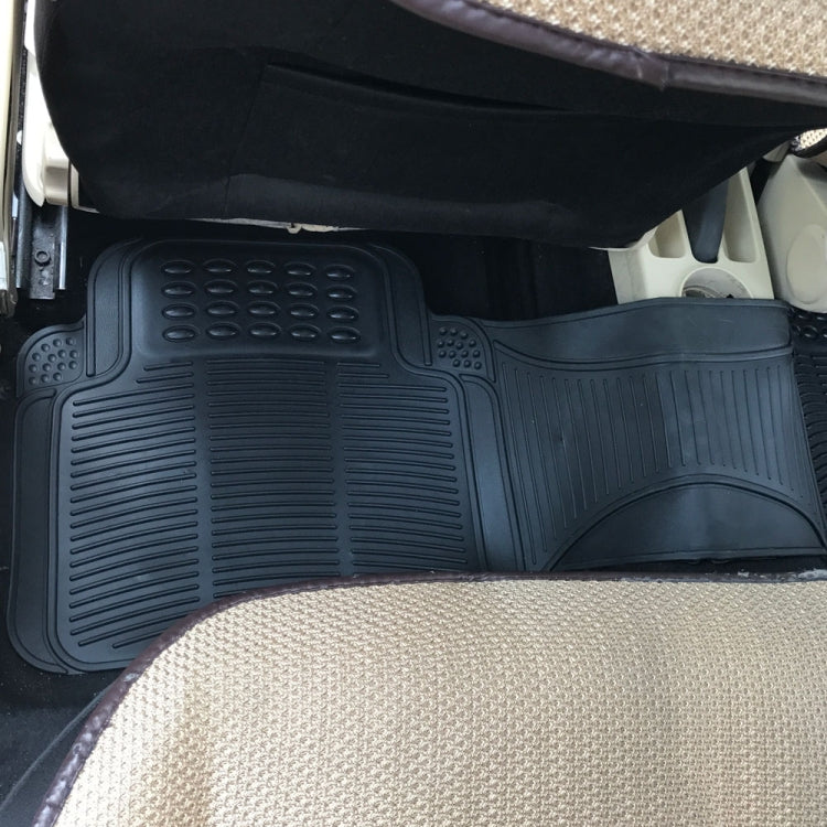 [US Warehouse] 3 PCS Replacement Anti-slip Rubber Car Floor Mats 88241(Black)