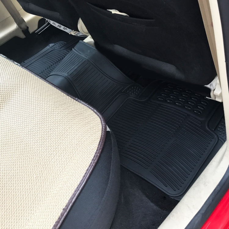 [US Warehouse] 3 PCS Replacement Anti-slip Rubber Car Floor Mats 88241(Black)
