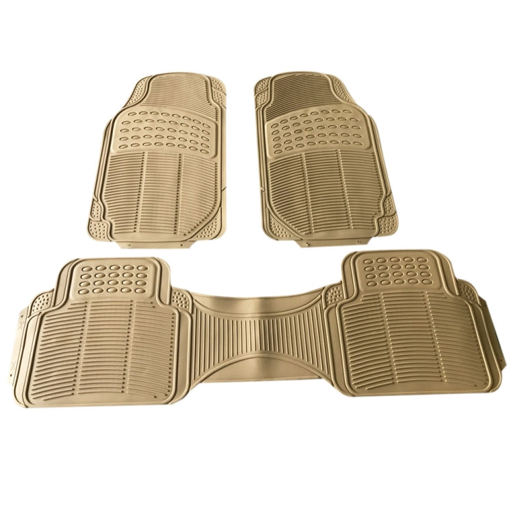 [US Warehouse] 3 PCS Replacement Anti-slip Rubber Car Floor Mats 88241(Beige)