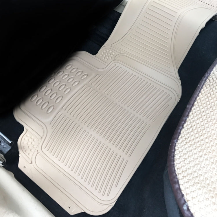 [US Warehouse] 3 PCS Replacement Anti-slip Rubber Car Floor Mats 88241(Beige)