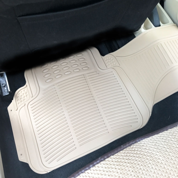 [US Warehouse] 3 PCS Replacement Anti-slip Rubber Car Floor Mats 88241(Beige)