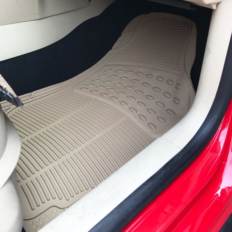 [US Warehouse] 3 PCS Replacement Anti-slip Rubber Car Floor Mats 88241(Beige)